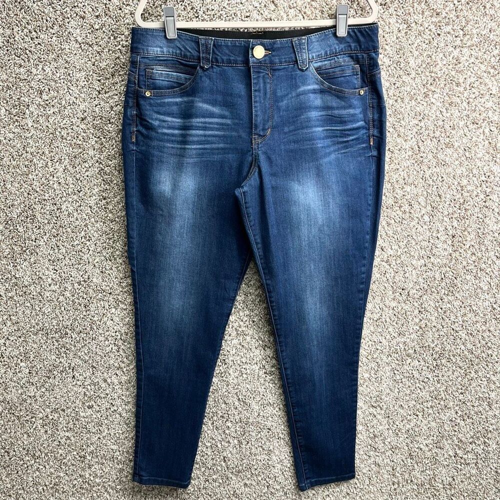 Democracy Jeans Women’s 16 “Ab” Solution Dark Wash Denim‎ Skinny Jegging